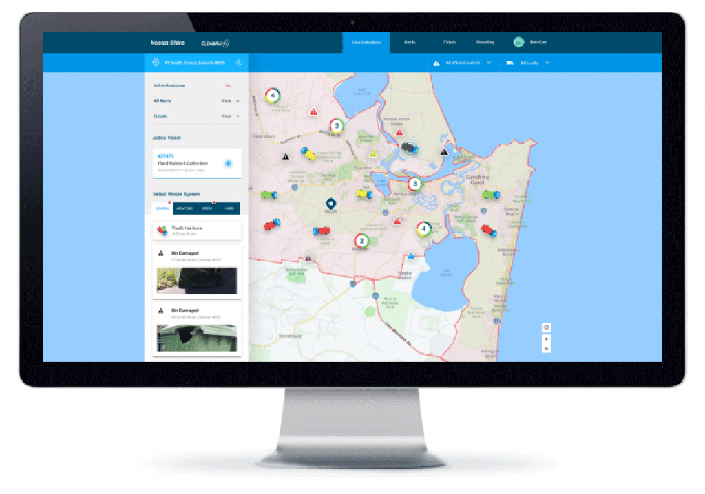 Cleanaview's map